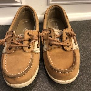 Adorable little kids Sperry’s boat shoes size 12.5